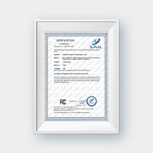 Certificado FCC